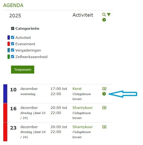 agenda-kerst